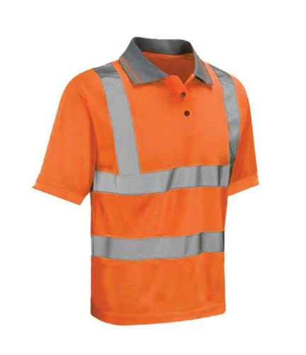 Warrior Daytona High Vis Polo - Fl. orange - 3XL